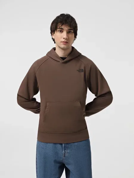 Худі The North Face Raglan Redbox бавовна/поліестер коричневий
