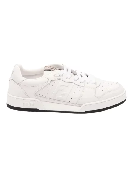 Sneakersy Fendi skórzane białe