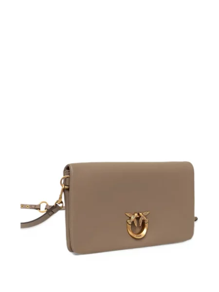 Bőr crossbody táska Pinko