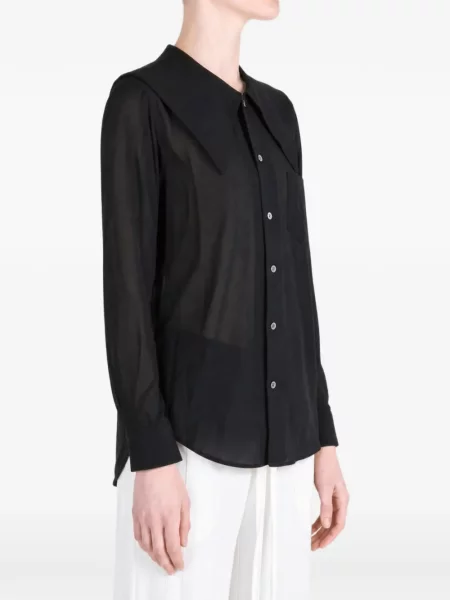Gulerat cămașă Comme Des Garçons negru
