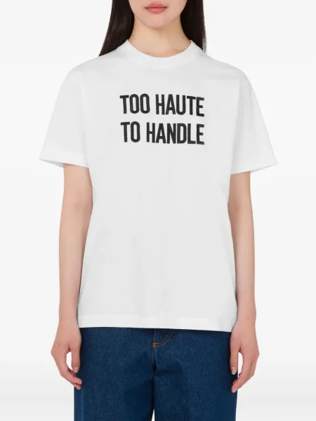 Tricou Moschino cu imagine alb