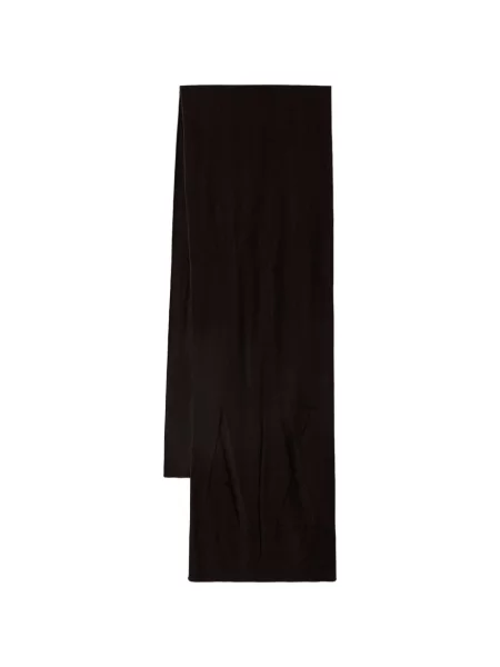 Fular Armani Exchange cu broderie maro