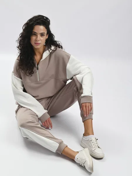 Спортивные штаны Elegante бежевые