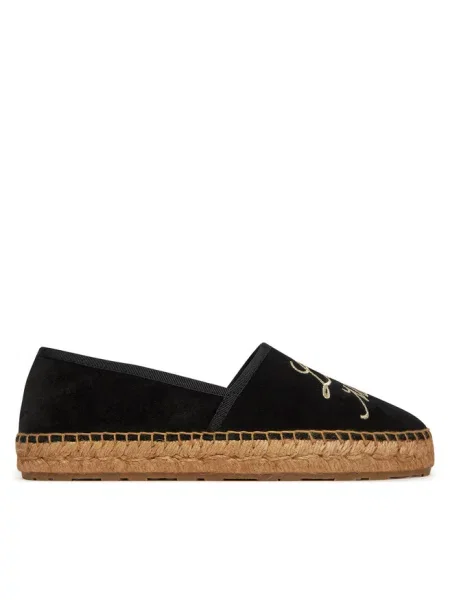 Espadryle LOVE MOSCHINO czarne