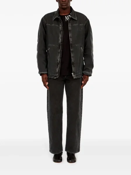 Geacă de blugi Mm6 Maison Margiela negru