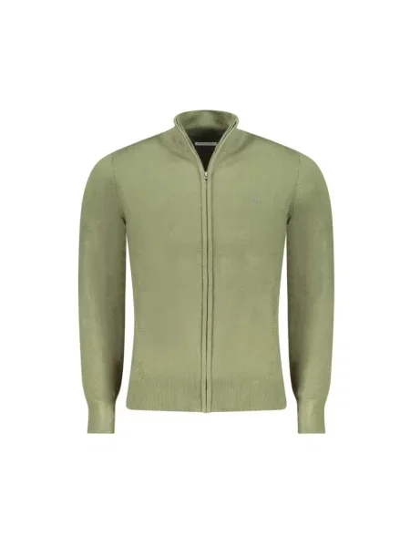 Haftowany sweter North Sails zielony