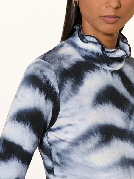 Zaída Tričko S Dlouhým Rukávem tmavě modrá/ tmavě modrá