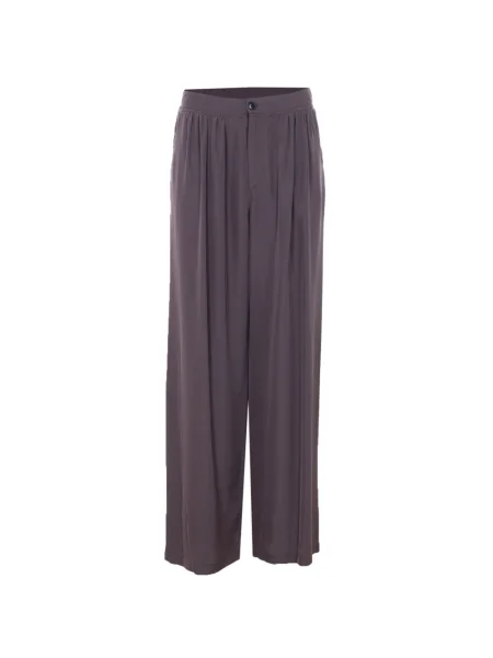 Pantaloni Eleh cu picior lat violet