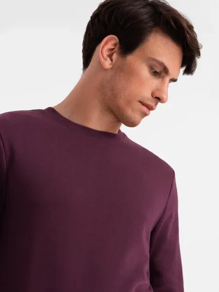 Strečová mikina Ombre vínová