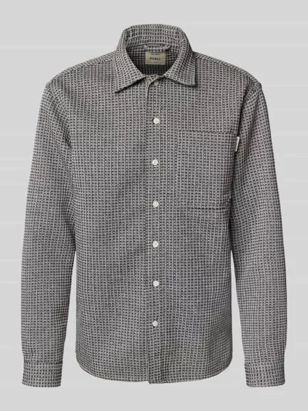 Kurtka koszulowa o kroju regular fit z kołnierzykiem typu kent model ‘Chen’ Redefined Rebel