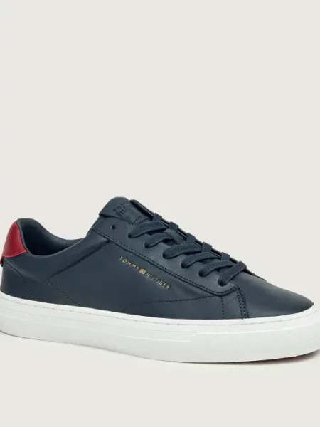 Tommy Hilfiger Teniși din piele PREMIUM DRESS