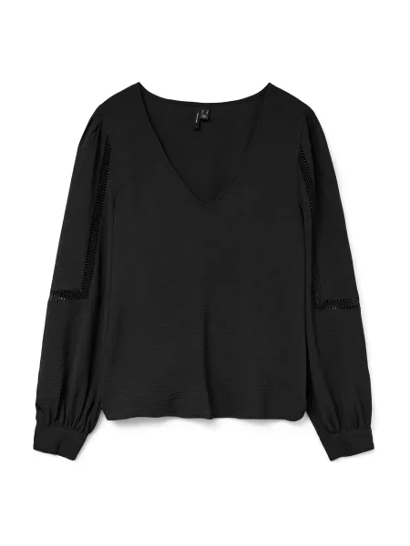 VERO MODA Bluză VMALVA' negru