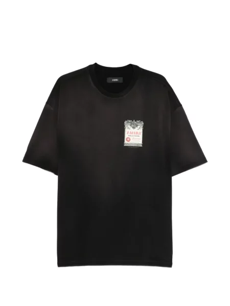 Tricou Amiri cu imagine negru