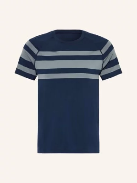 Lululemon Tričko Metal Vent Tech tmavě modrá šedá