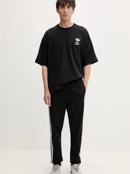 Tek hlače Adidas Originals črna
