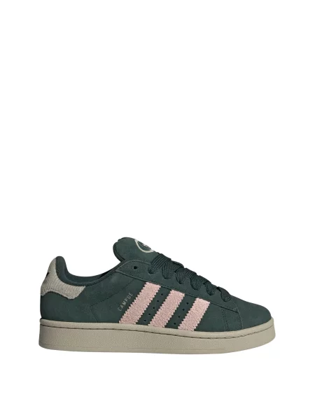 Semišové tenisky adidas Originals Campus W zelená