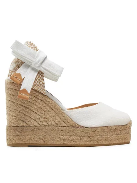 Espadryle Castañer białe