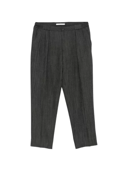 Pantaloni Briglia 1949 cu model herringbone gri