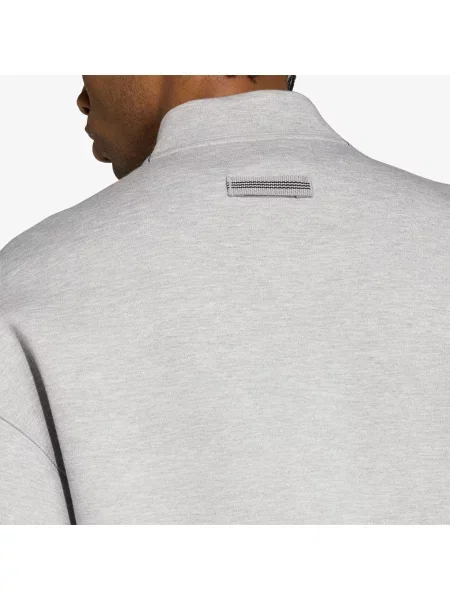 Mikina na zips Adidas Originals sivá