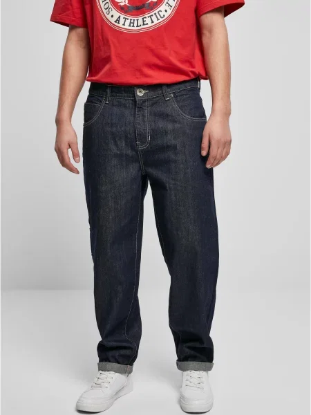 Blugi cu picior larg Southpole cu broderie negru