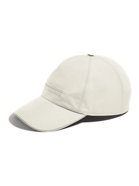 Czapka z daszkiem Ermenegildo Zegna biała