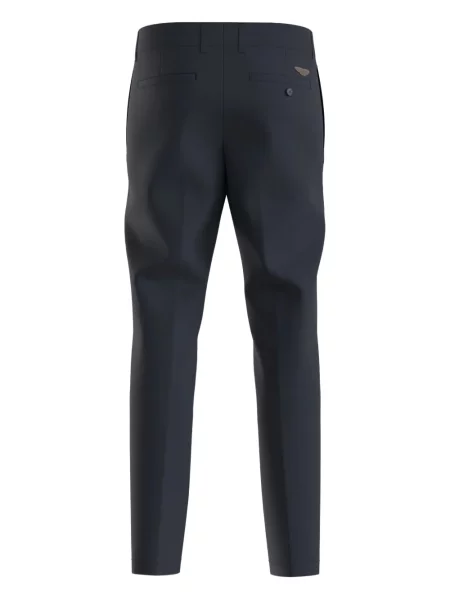 Pantaloni Boss cu autograf albastru