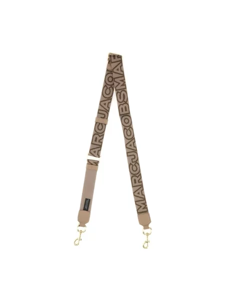 Torebka Marc Jacobs na ramiączkach z logo szara