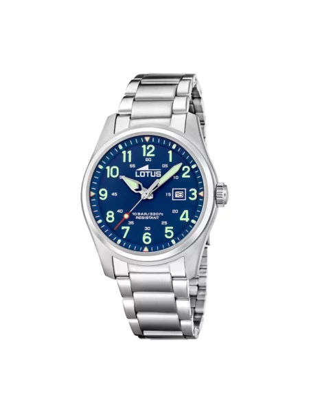 Lotus Analogové hodinky Date watch Minimalist For Him' modrá