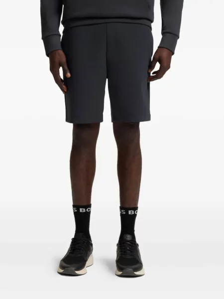 Pantaloni scurți Boss cu cordon negru