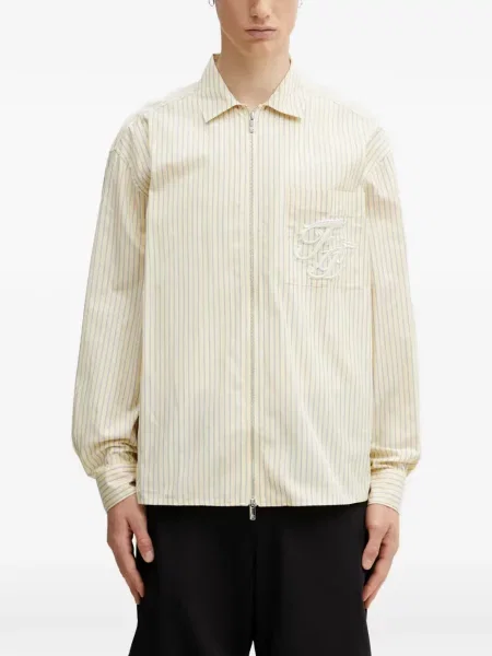 Cămașă Filling Pieces cu broderie galben