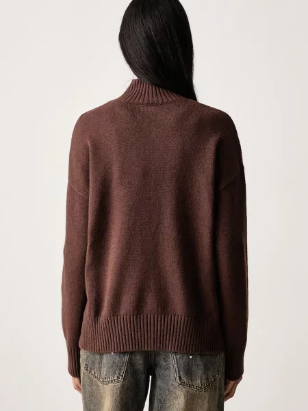 Guess Jeans Sweter brązowy