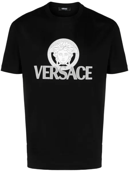 Tricou Versace cu imagine negru