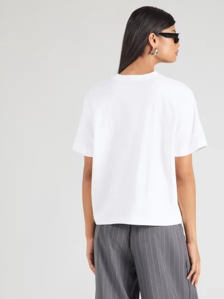 Calvin Klein Jeans Tricou | Relaxed fit alb