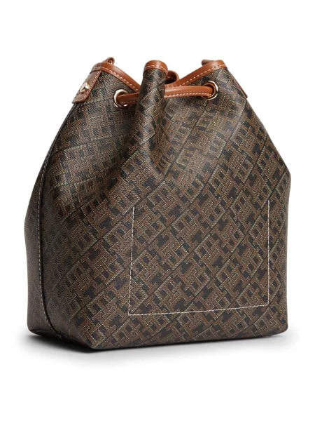 Kabelka Tommy Hilfiger Th Monoplay Bucket Le čierna