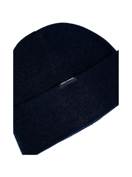 Textilní doplňky EAX BEANIE HAT modrý