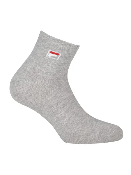 FILA Zokni szürke / piros fehér