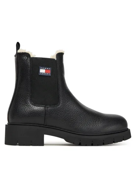 Ghete Jodhpur Tommy Jeans Tjw Chelsea Boot Wl negru