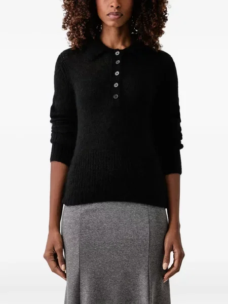 Gulerat top Patrizia Pepe negru