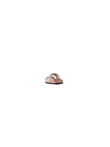 Birkenstock Klapki Arizona Rivet Leve beige beżowe