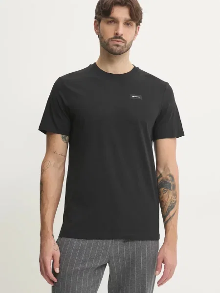 Karl Lagerfeld tricou din barbati neted negru