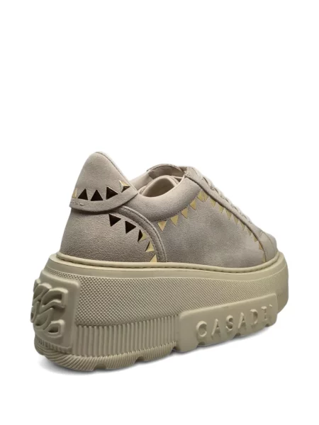 Sneakerși Casadei cu platformă cu tepi