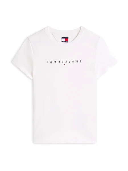 Tommy Jeans Plus Póló tengerészkék fehér