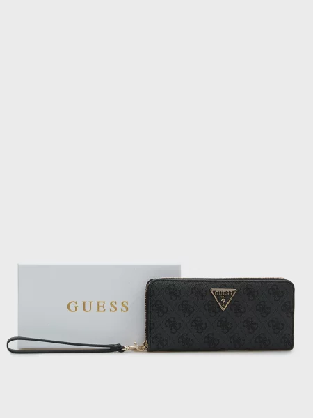 Великий гаманець Guess сірий