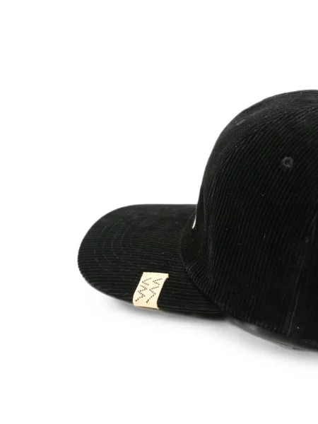 Șapcă Visvim de catifea cord negru