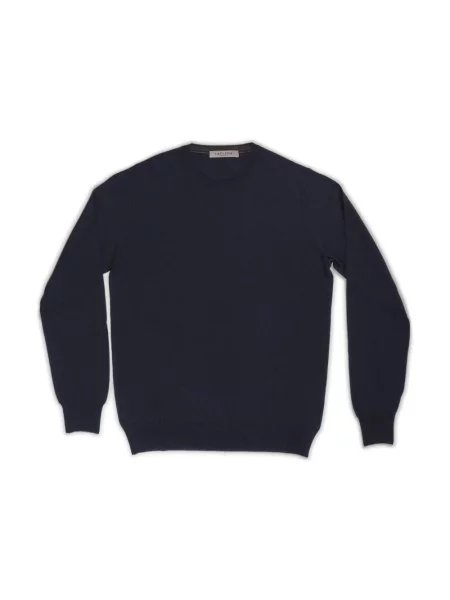 Dzianinowa bluza La Fileria niebieska