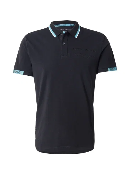 CAMP DAVID Majica kraljevo modra / črna bela