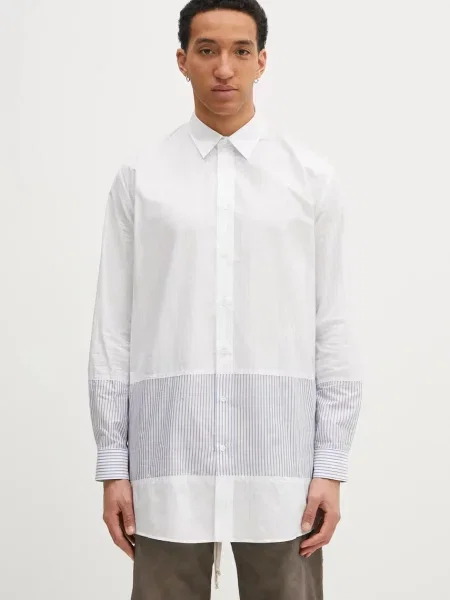 Maison Margiela koszula regular z kołnierzykiem klasycznym biały