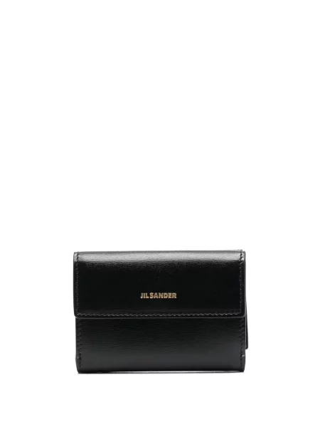 Portofel Jil Sander cu imagine negru