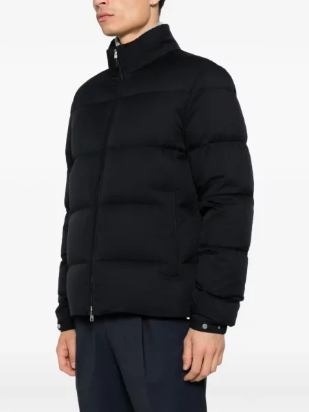Matlasat geacă Zegna negru