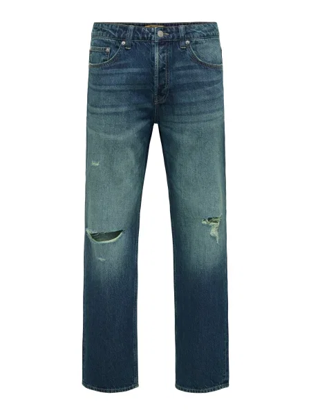 Only & Sons Džínsy ONSEDGE denim modrá